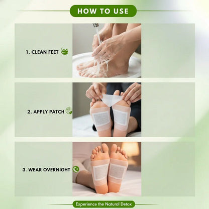 🌿 Ginger Detox Foot Patch Deep Cleansing & Wellness Support (Pack Of 20)