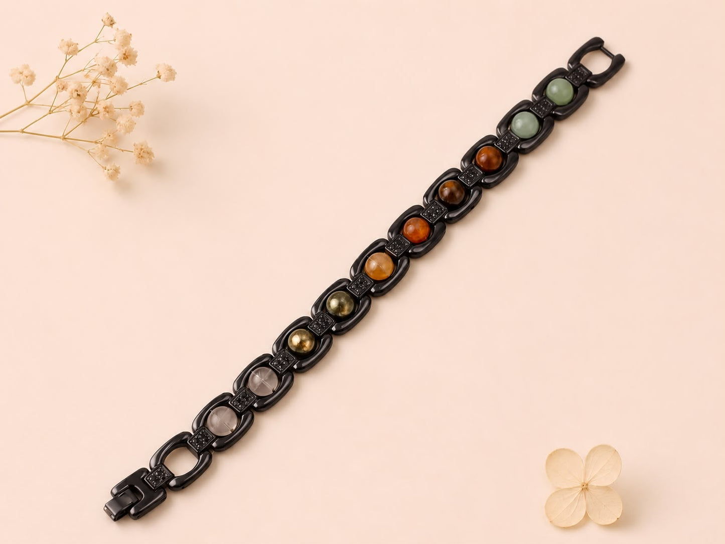 Rinmukteshwar Siddh Metal Dhan Yog™ Bracelet – Matte Black