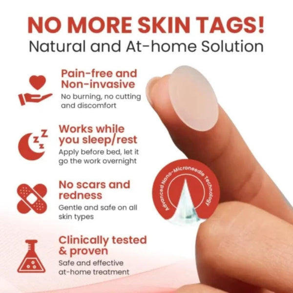 Premium Skin Tag Removal Patch – Soft on Skin, Tough on Tags 💎 BUY 1 GET 1 FREE