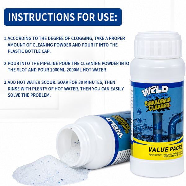 Premium Drain Cleaner Powder | Buy 1 Get 1 FREE