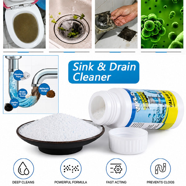Premium Drain Cleaner Powder | Buy 1 Get 1 FREE