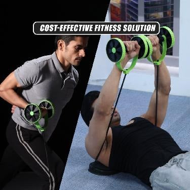 5 Mins Home Exercise Roller Wheel (5ME) – Premium Ab Roller for Core, Arms & Full Body Workout | Fitness Tool for Home Gym