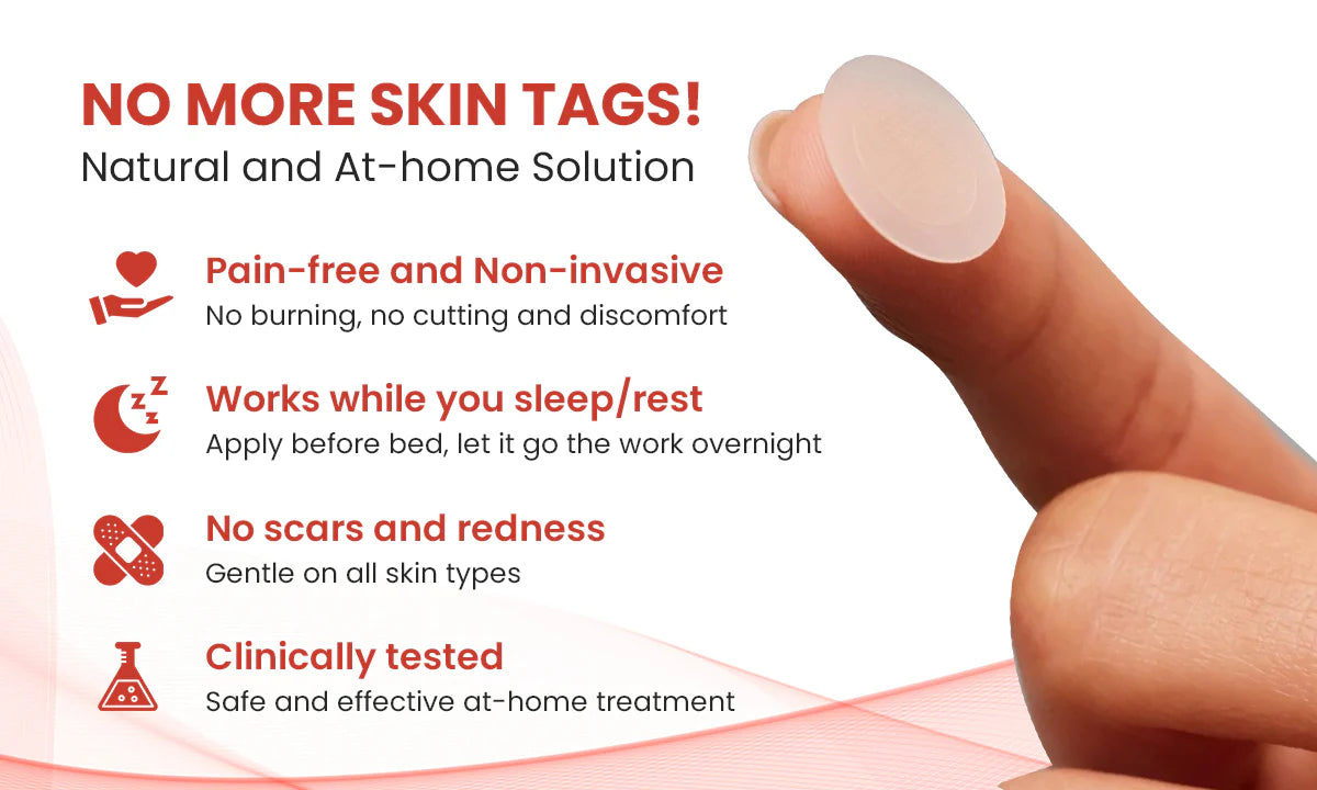 Skin Tag Remover Patch – Gentle & Painless Skin Care Solution 🎉 BUY 1 GET 1 FREE