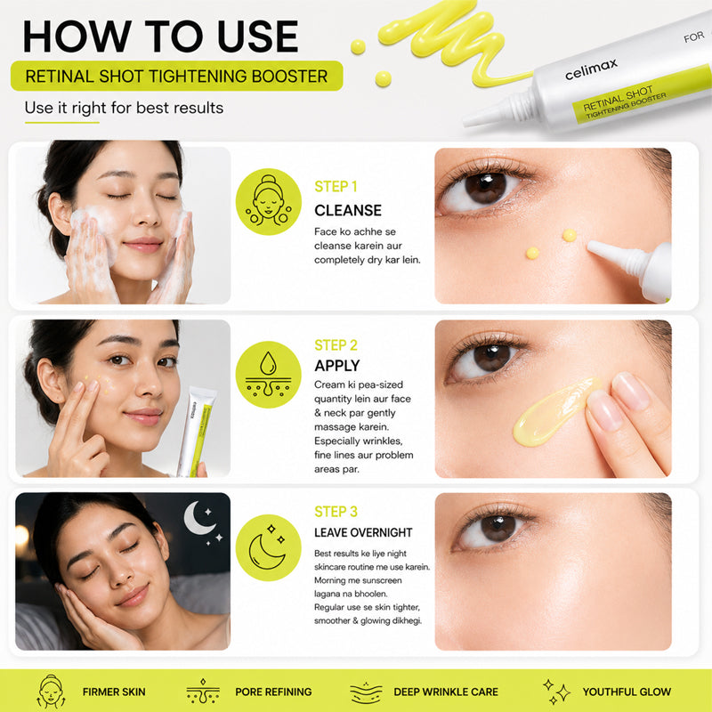 Retinal Vitamin A Tightening Cream – Smooth & Firm Skin Booster (15ml) BUY 1 GET 1 FREE
